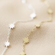 Stainless Steel Starry Anklet in Silver with Gold