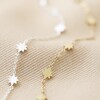Stainless Steel Starry Anklet in Gold with Silver