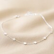Stainless Steel Starry Anklet in Silver