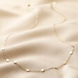 Long Starry Necklace in Gold Full Length
