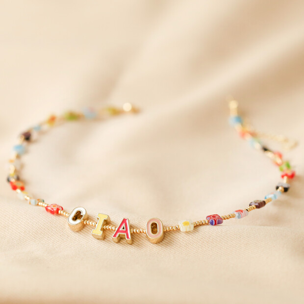 Millefiori Bead Ciao Necklace