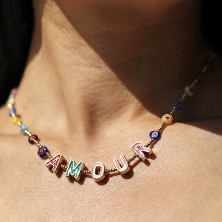 Millefiori Bead Amour Necklace