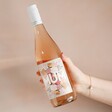 Model Holding Floral Bloom Mother's Day Wine