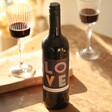 Personalised Bold Love Valentine's Day Wine