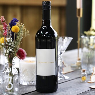 Personalised Gold Label Wine