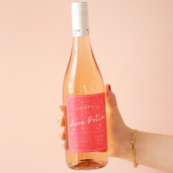 Personalised Love Potion Valentine's Day Wine