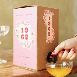 Personalised Mother's Day Box of Pornstar Martini