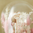 close up of bouquet stick in Blooming Lovely Dried Flower Cloche Kit
