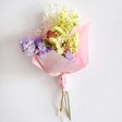Pastel Flowers option for Personalised Foil Dried Flower Mother's Day Card