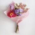 Bright Flowers option for Personalised Vinyl Dried Flower Mother's Day Card