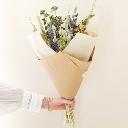 English Countryside Dried Flower Bouquet