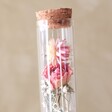 Top of Large Dried Flower Glass Bottle
