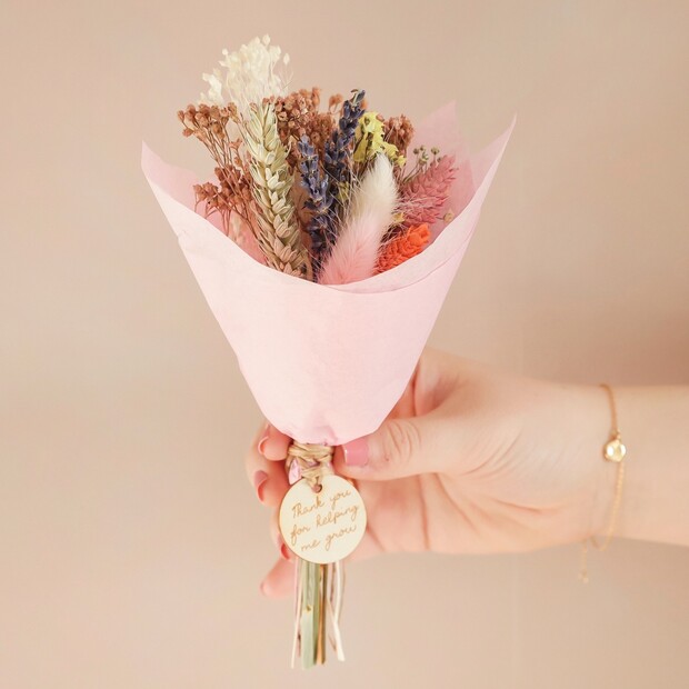 Meaningful Token Dried Flower Posy