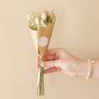 Model Holding Natural Dried Flower Posy Bouquet Letterbox Gift