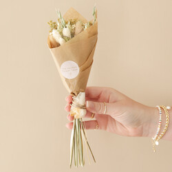 Natural Dried Flower Posy Letterbox Gift with Citrine