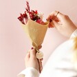 'The One I Want' Personalised Valentine's Token Dried Flower Posy