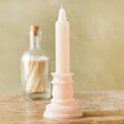 Pink Candlestick Candle