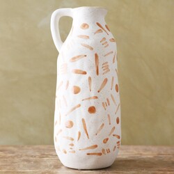 Abstract Design Stoneware Jug