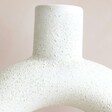 Close-up of Cream Donut Vase