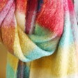 Close Up of Multicoloured Brights Winter Scarf