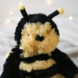 Back of Warmies Microwaveable Bumblebee