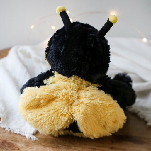 Close Up of  Warmies Microwaveable Bumblebee