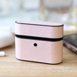 Vegan Leather AirPods PRO Case in Pink
