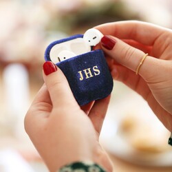 Personalised Velvet AirPods Case