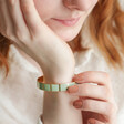 Sage Green Cuff Bangle Worn by Model