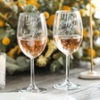 Lisa Angel Special Engraved Set of 2 Personalised Wedding Wine Glasses