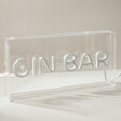 Gin Bar Neon LED Wall Light in Pink Unlit
