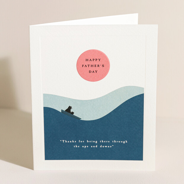 Through the Ups and Downs Father's Day Card Through the Ups and Downs Father's Day Card