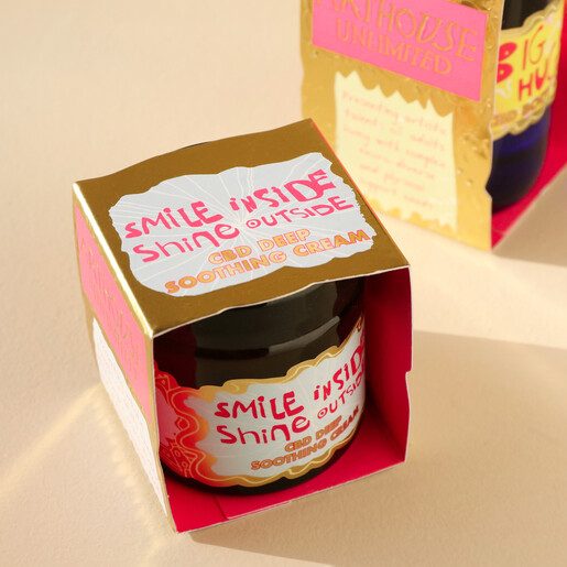 ARTHOUSE Unlimited CBD Smile Inside Soothing Cream in Packaging