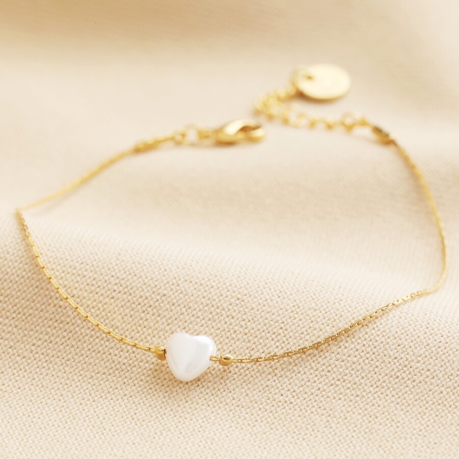 Cause We Care Pearl Miyuki Heart Drop Bracelet | 6mm | Blue Ruby Jewellery,  Canada