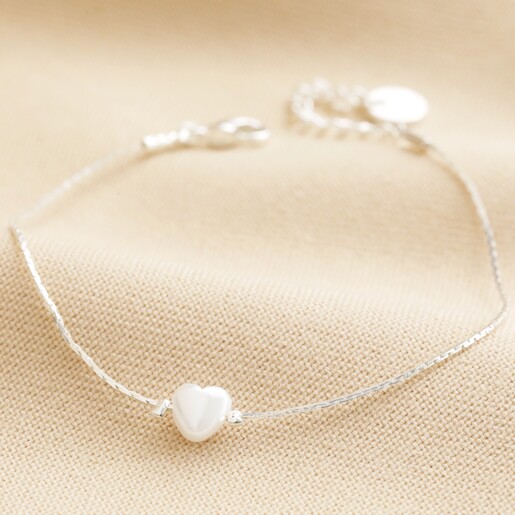 Chunky Open Heart Link Bracelet – Silverpickle