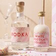 Vodka and White Chocolate Liqueur From Personalised Birthday Cake Martini Cocktail Kit