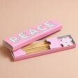 Bombay Duck Peace Incense Stick and Holder Set packaging open showing incense holder inside