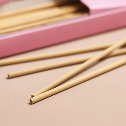Close up of incense sticks from Bombay Duck Peace Incense Stick and Holder Set