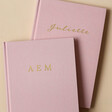 Personalised Script Name Notebook in Pink with Other Notebook Available in Bold 