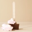 Cocoba Easter Bunny Hot Chocolate Spoon Out of Packaging with Neutral Background