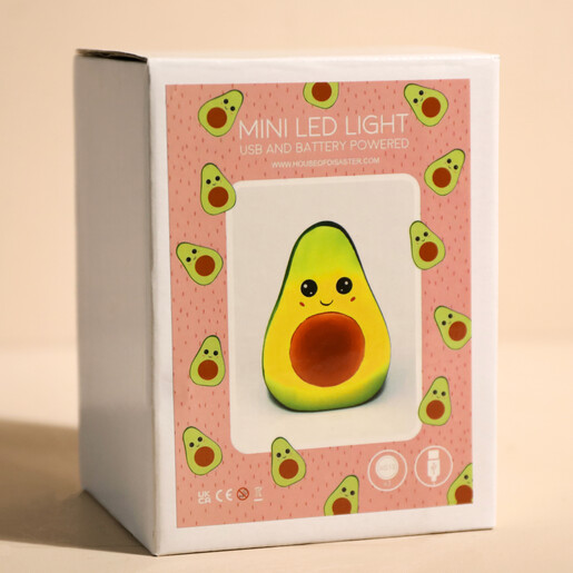 House of Disaster Avocado Mini LED Night Light in Box