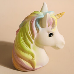 House of Disaster Mini Unicorn Head LED Night Light