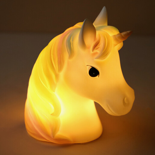 Ins Style New Unicorn Night Light Luminous Toy Bedside Night Light Wake Up  Lamp