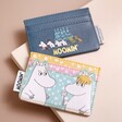 Both House of Disaster Moomin Card Holders on Beige Background