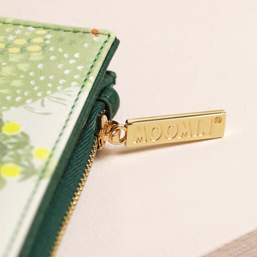 Close up of Zipper on House of Disaster Moomin Hillside Wallet