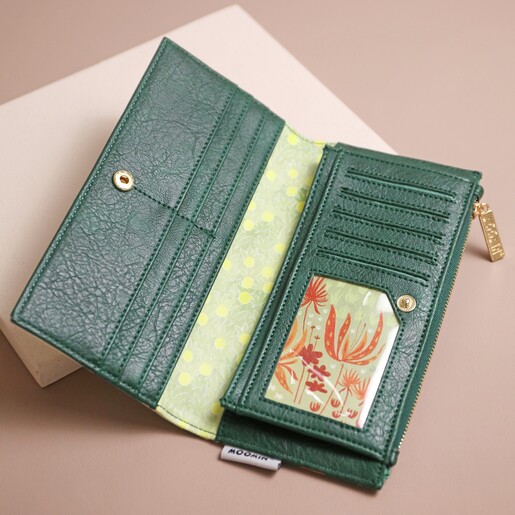 Open House of Disaster Moomin Hillside Wallet on Pink Background