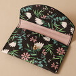 Estella Bartlett Black Floral Envelope Card Holder on Neutral Background