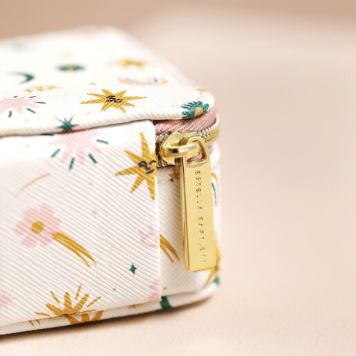 Estella Bartlett X Charly Clements Mini Square Cream Jewellery Case