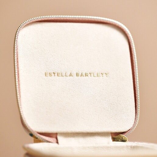 Estella Bartlett X Charly Clements Mini Square Cream Jewellery Case