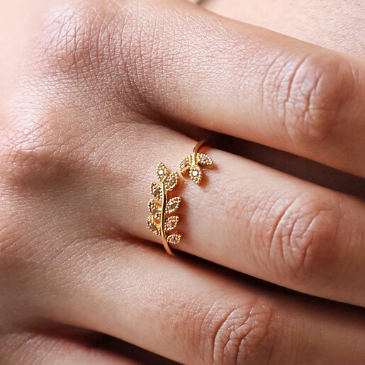 Leaves Ring Leaf Ring Minimalist Ring Dainty Gold Ring Vine Ring Gold Leaf  Ring Dainty Ring Delicate Ring Gold Branch Ring - Etsy